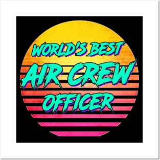 Funny Air Crew Officer Gift Posters and Art